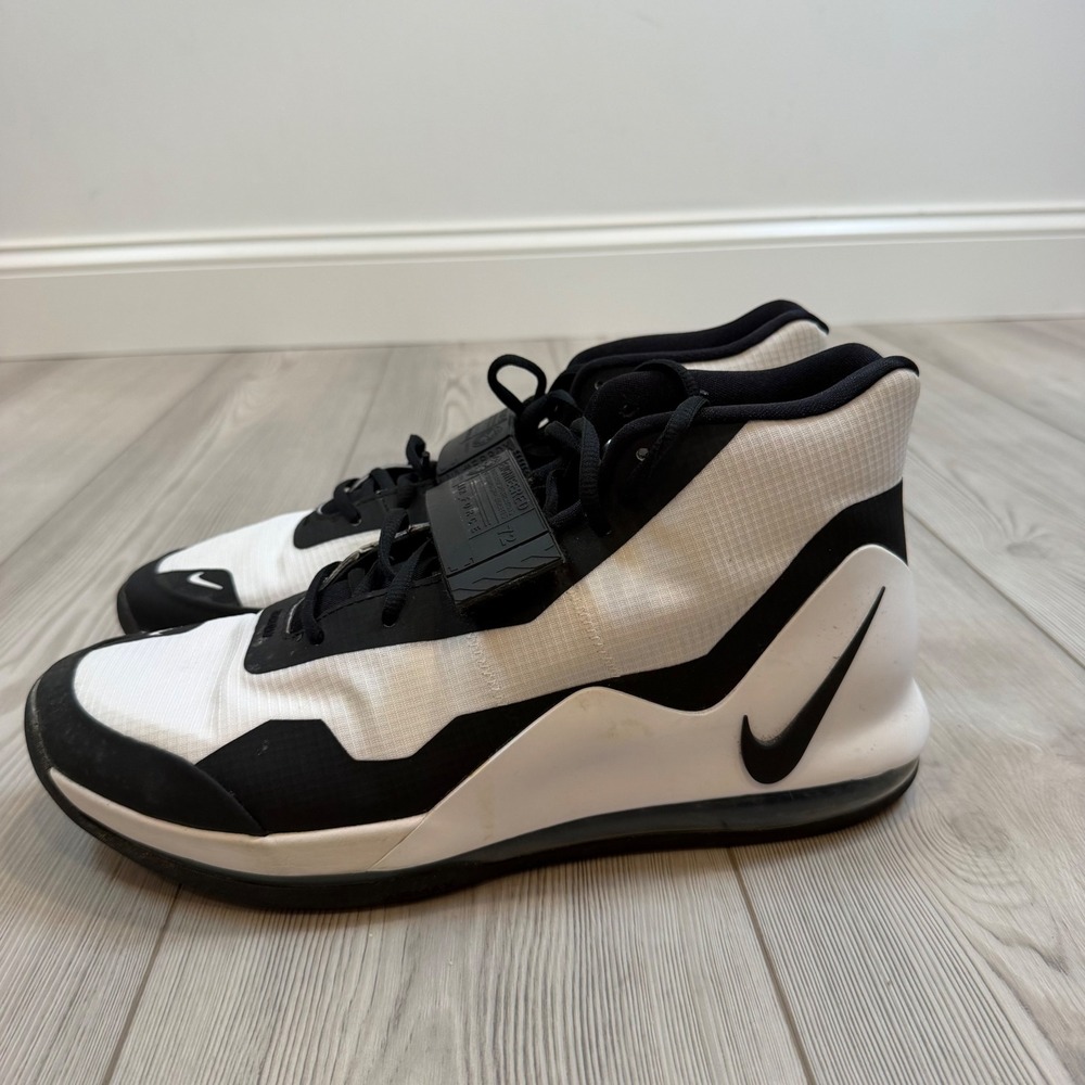 Nike Air Force Max White Black Basketball Shoes AR0974-101 Mens 13